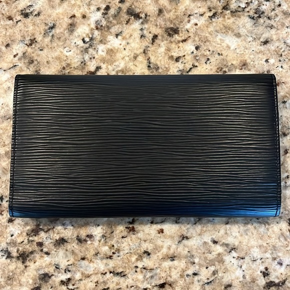 Louis Vuitton Black Epi Leather Porte-Tresor International Wallet EUC - Picture 2 of 5